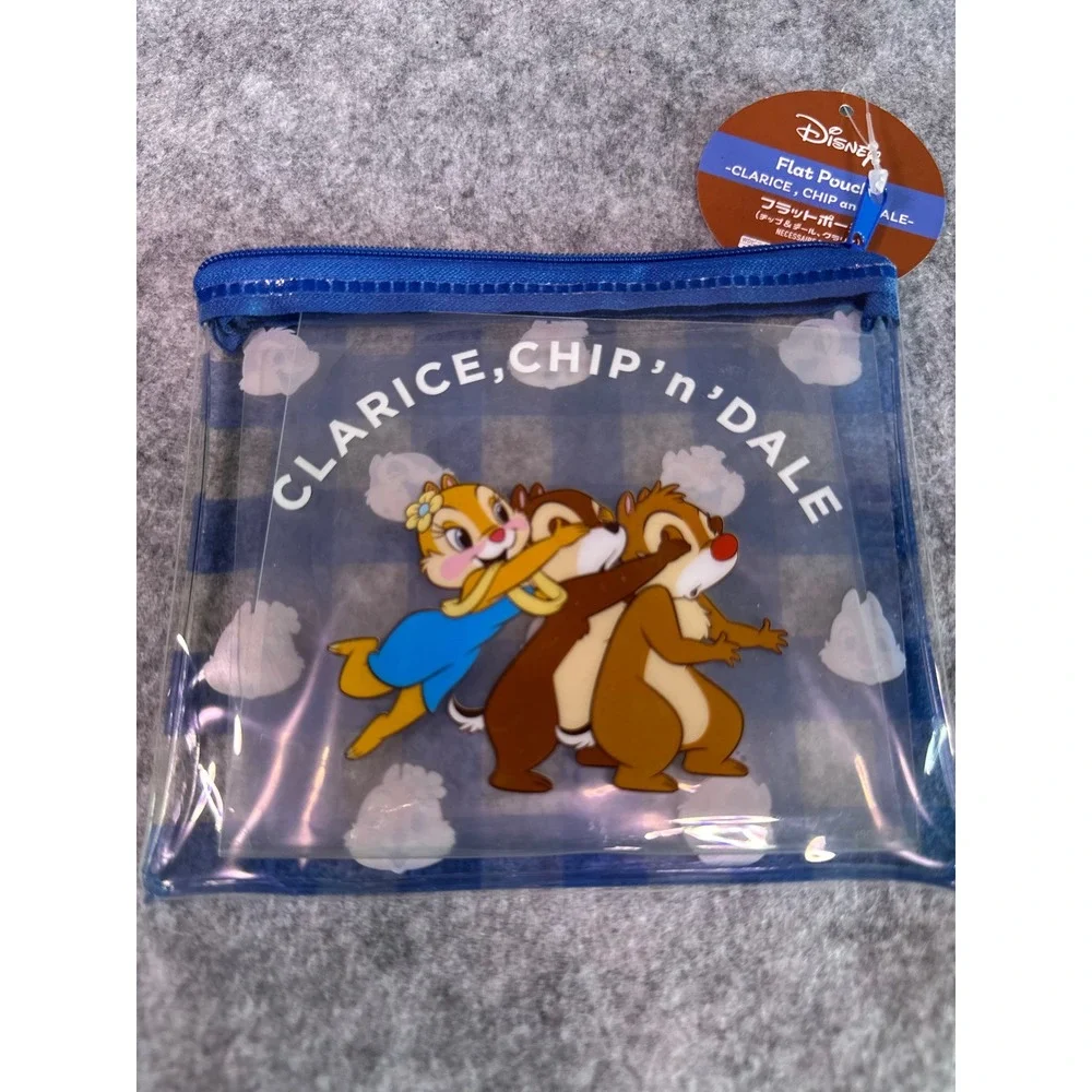 Disney Sanrio Zipper Pouch Lot Hello Kitty 50th Chip Dale Tigger PVC Bags NWT